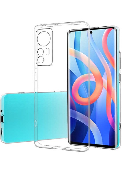 Xiaomi Mi 12 Uyumlu Şeffaf Dayanıklı Silikon Kılıf Uzun Süre Solmaz Sararmaz