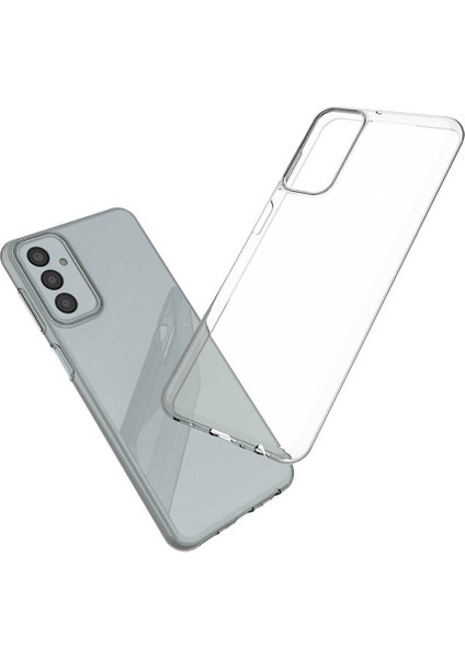Samsung Galaxy M23 Uyumlu Şeffaf Dayanıklı Silikon Kılıf Uzun Süre Solmaz Sararmaz