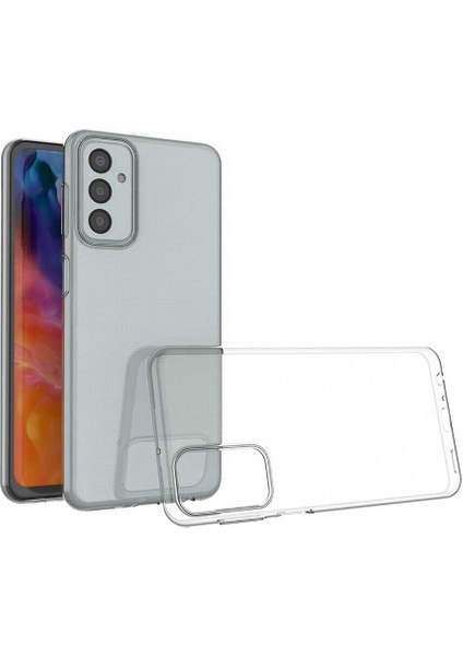 Samsung Galaxy M23 Uyumlu Şeffaf Dayanıklı Silikon Kılıf Uzun Süre Solmaz Sararmaz