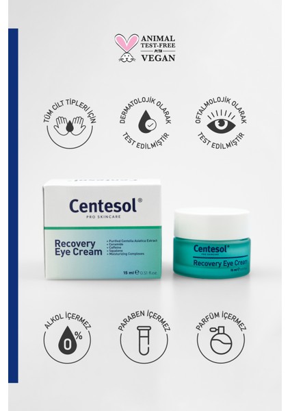 Centesol Onarıcı Göz Bakım Kremi - 15 ml