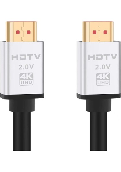 HDMI Kablo 3 Metre 4K Hdtv 2160P 18GBPS Premium Altın Kaplama Uç Yüksek Hızlı Aktarım Plasma LCD Pc Ses Ekipmanları (3 Metre)