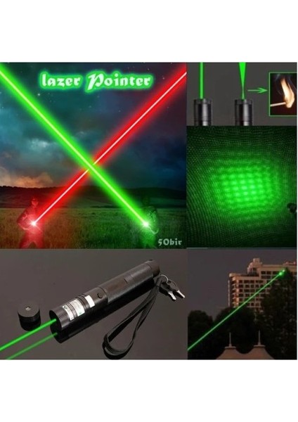 FİX-2023 Turbo Işın Şarjlı Yeşil Şarjlı Lazer Pointer fırsatları