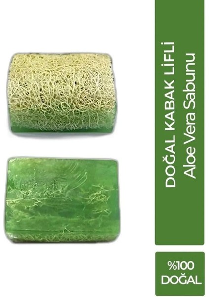 Doğal Kabak Lifli Aloe Vera Sabunu 130 gr