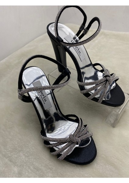 Çiğdem Siyah Platform Taşlı Abiye Ayakkabı(Uğl) - Siyah - 35 - ST02188-SİYAH-35 fiyatları