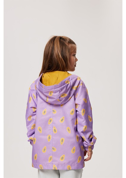 Lyon Kız Çocuk Yağmurluk Lila modelleri