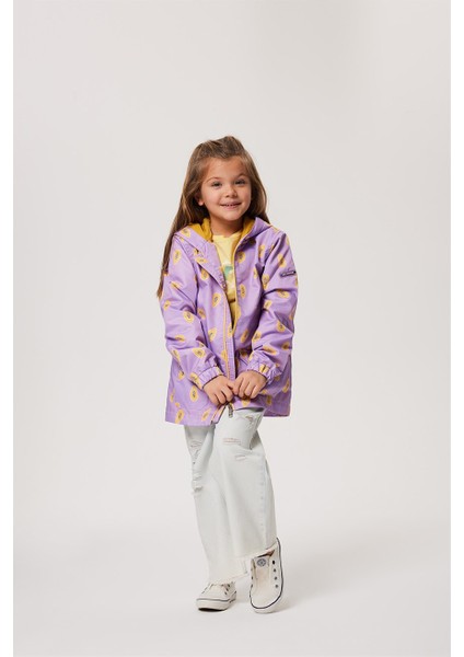 Lyon Kız Çocuk Yağmurluk Lila indirimleri