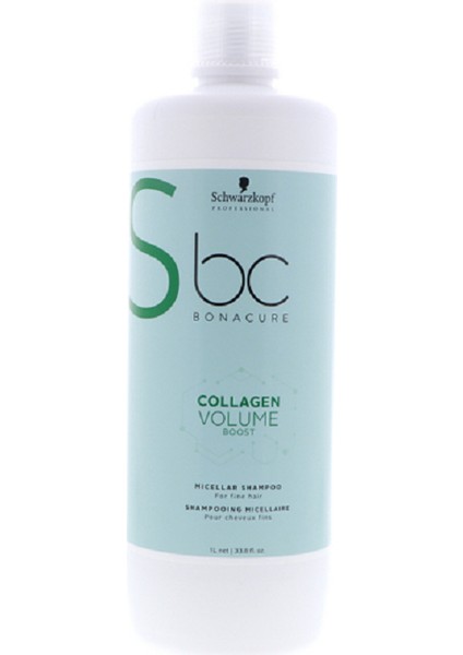 Bonacure Collagen Hacim Şampuanı 1000 ml