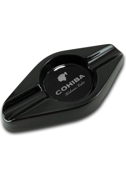 Logolu Seramik Puro Küllüğü Siyah Oval 2li