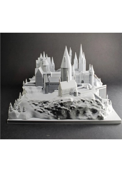 Hogwarts Cadılık ve Büyücülük Okulu Harry Potter Maket Biblo (Büyük Boy)