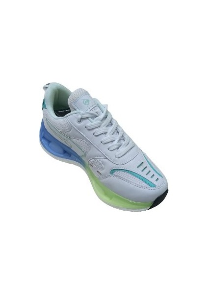 Beyaz Mavi Kadın Sneaker Spor Ayakkabı indirimleri