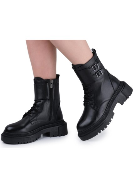 Kadın Bot Hakiki Deri Ayakkabı 002K22K1529