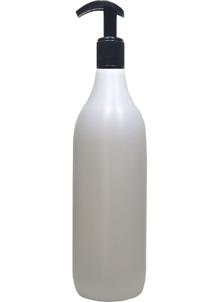 Boş Şişe Polietilen Plastik 1 Lt 3 Adet + Sıvı Sabun Ve Dezenfekten Pompalı Takım