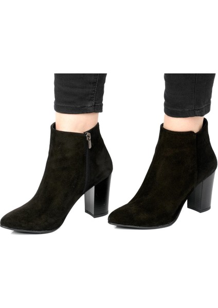 Kadın Topuklu Bot Hakiki Deri Ayakkabı 052K22K10011 fiyatları