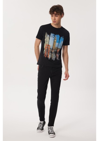 Lıttle Erkek O Yaka T-Shırt Siyah