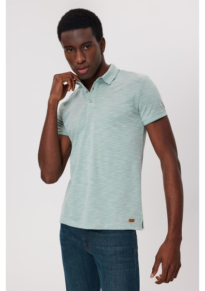 Jake Erkek Polo Yaka T-Shırt Pastel Yeşili fırsatları