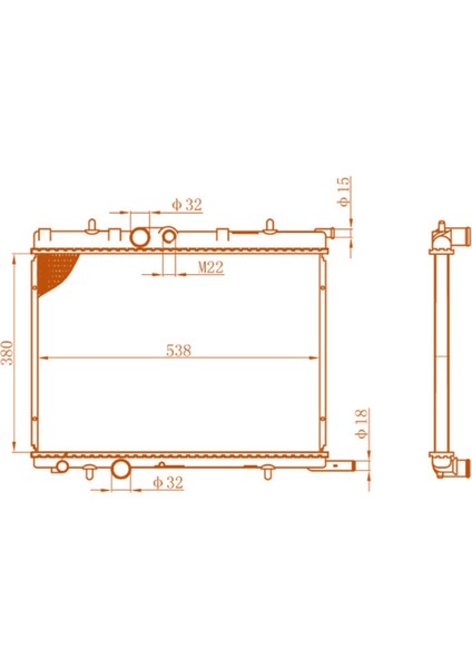 Partner Y.M./307/206(UNİVERSAL) 1330.F4 1330.G3 1330.82 mt 380*538*22