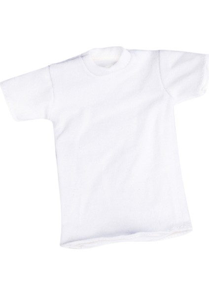 1 Adet 1/6 Erkekler T-Shirt Erkek Asker Giyim Için Phicen 12IN Oyuncaklar Aksesuarları Beyaz (Yurt Dışından)