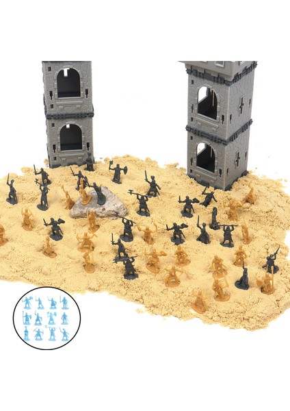 200 / Set Ortaçağ Askerleri Model Arkaik Askerler Çocuklar Için Tarihsel Savaş Açık Mavi (Yurt Dışından) fırsatları