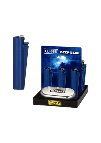 Clipper Metal Çakmak Deep Blue