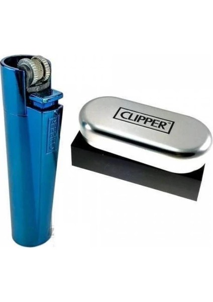 Clipper Metal Çakmak Deep Blue