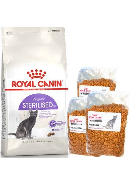 Sterilised 37 Kısırlaştırılmış Yetişkin Kedi Maması 3 kg Ekopaket