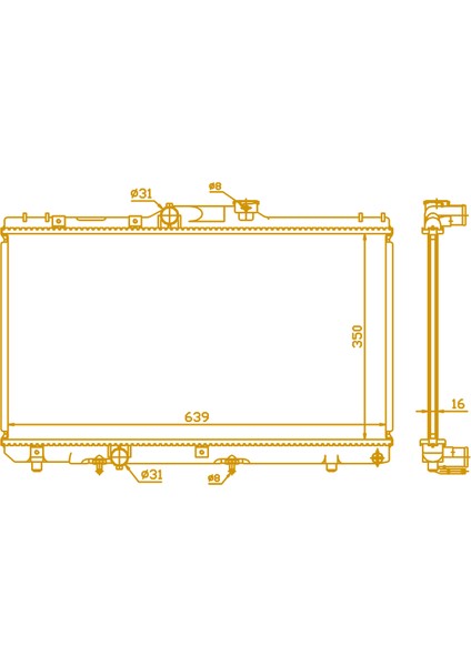 Corolla Ae 101 16400-15500 At  350*638*16