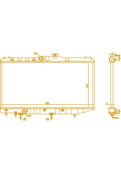 Corolla Ae 92 16400-16200 At 327*658*16