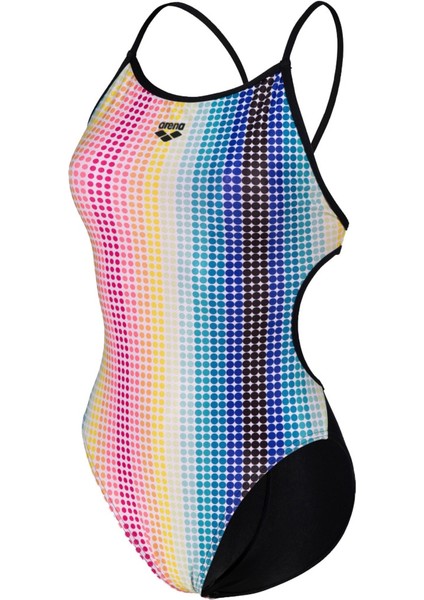 Bayan Yüzücü Mayosu Women's Arena Circle Stripe Swimsuit Lace Back 005927550