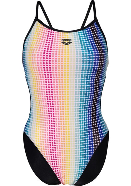 Bayan Yüzücü Mayosu Women's Arena Circle Stripe Swimsuit Lace Back 005927550 fiyatları