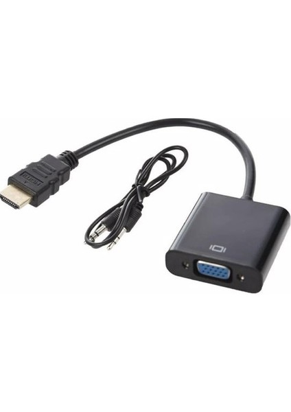 HDMI To VGA Dijital - Analog Monitör Çevirici Dönüştürücü