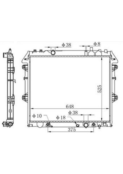 Hi-Lux 06- 16400OL150 At 525*648*26