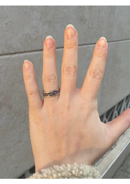 Nota Çelik Kadın Ayarlanabilir Yüzük