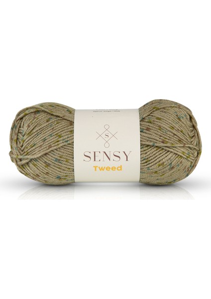 Premium Tweed El Örgü Ipi Bere Atkı Ipi Hırka Kazak Ip Ev Tekstil Ipliği