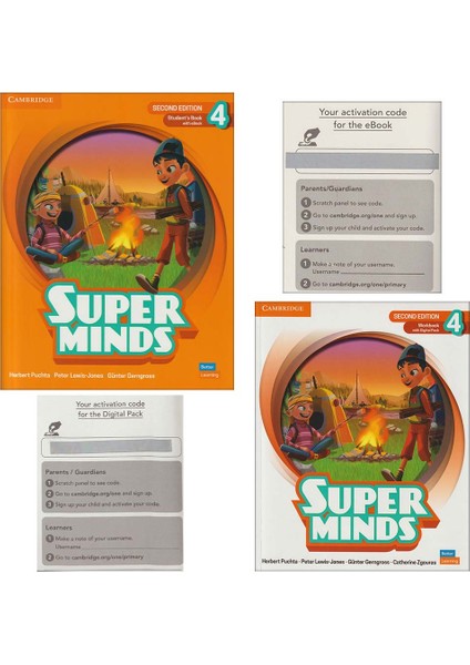 Super Minds Level 4 Student's Book With Ebook + Workbook With Digital Pack