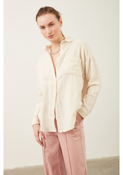 Cep Detaylı Oversize Gömlek indirimleri