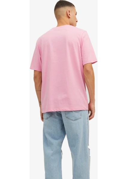 Jack & Jones Jorbeachbone Erkek Pembe Tişört