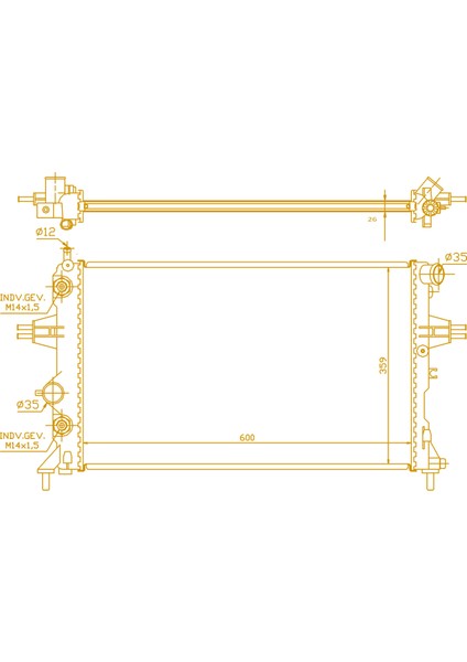 Astra G-1.4i/1.6i/1.8i 98- 1300196 At 600*368*26