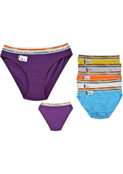 12 'li Hazal Bayan Elastan Bikini Külot Kombin