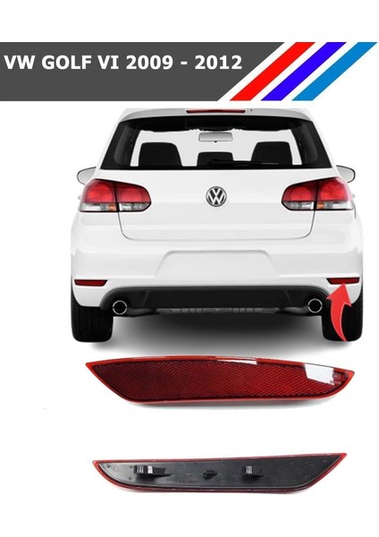 - Vw Golf 6 Arka Tampon Reflektörü Sağ Taraf 2009-2012 5K0945106A fiyatları