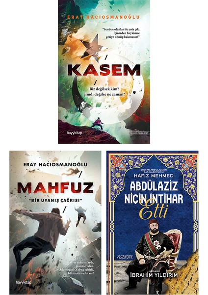 Kasem Mahfuz Abdülaziz Niçin İntihar Etti 3 Kitap Set