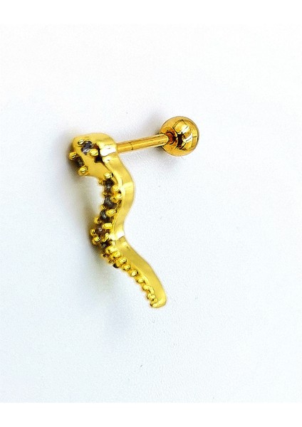 Çelik Zirkon Taşlı Piercing fiyatları