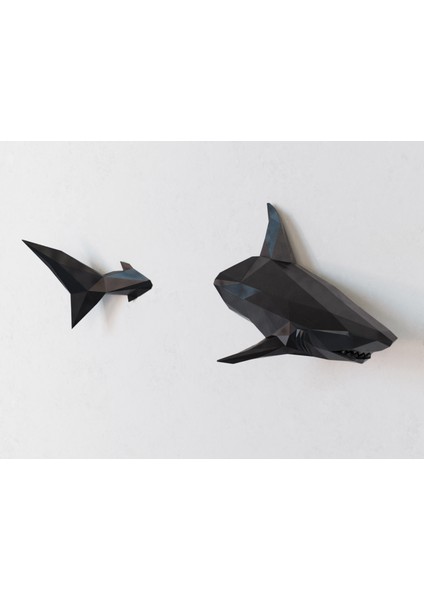 Köpek Balığı Duvar Dekoru 40 cm Genişlik fırsatları