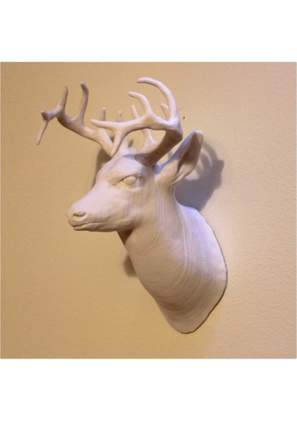 Geyik Başı Duvar Dekoru 21CM