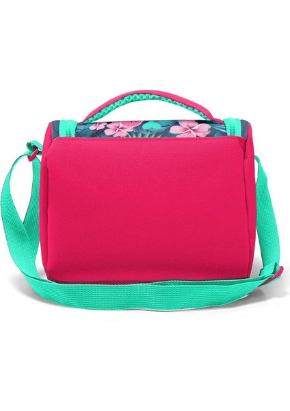 Kids Neon Mercan Su Yeşili Flamingo Desenli Beslenme Çantası 11834 modelleri