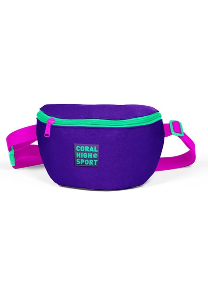 Sport Mor Pembe Iki Bölmeli Bel Çantası 22620