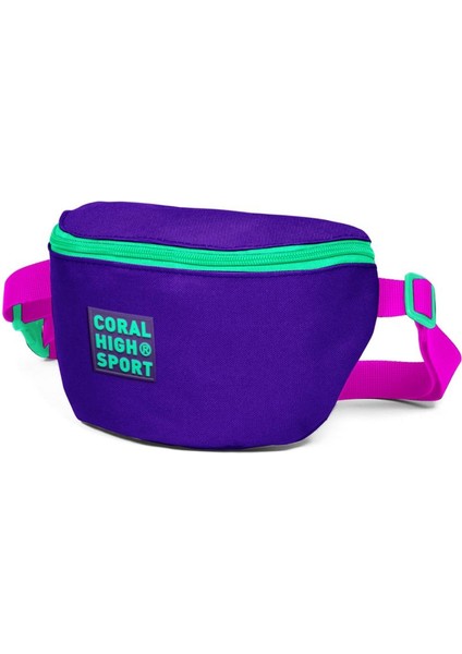 Sport Mor Pembe Iki Bölmeli Bel Çantası 22620