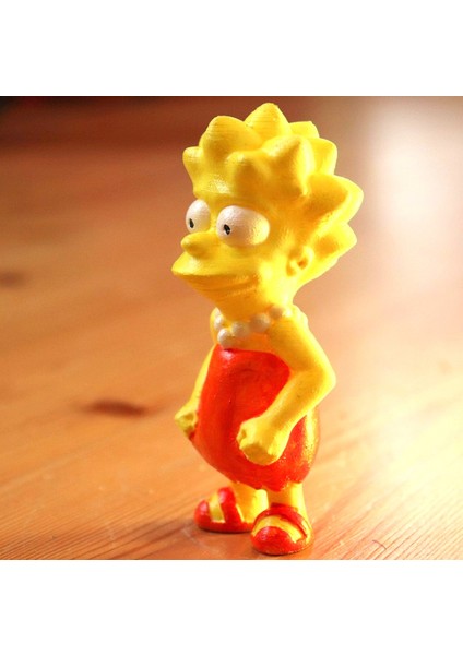 Lisa Simpson Simpsons Simpsonlar Boyalı Figür 10 cm