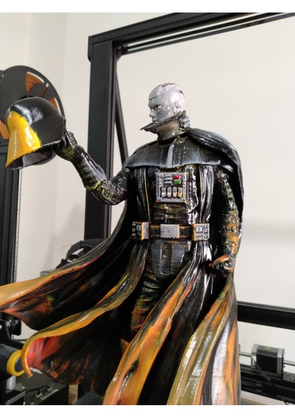 Darth Vader Karanlık Taraf Star Wars Boyalı Figür 30 cm (Giga Boy)