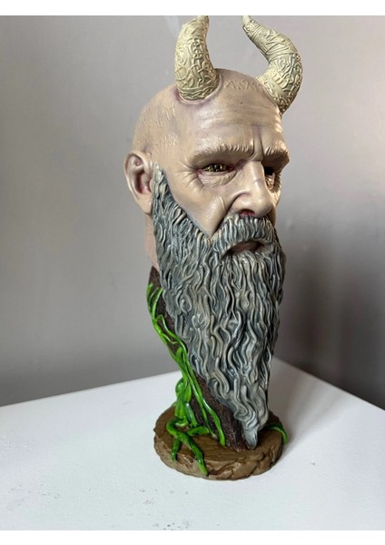 Mimir God Of War Boyalı Büst 40 cm (Mega Boy) fiyatları