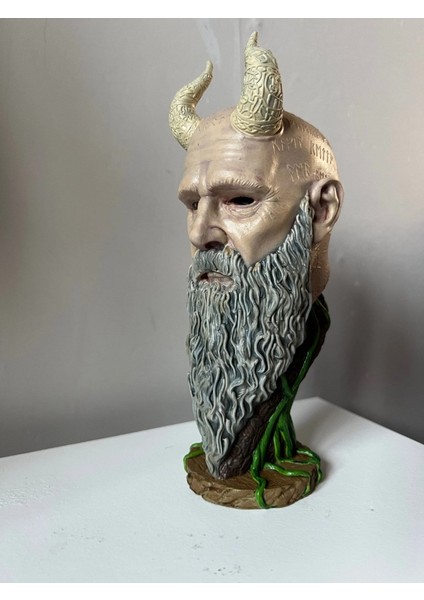 Mimir God Of War Boyalı Büst 40 cm (Mega Boy) modelleri